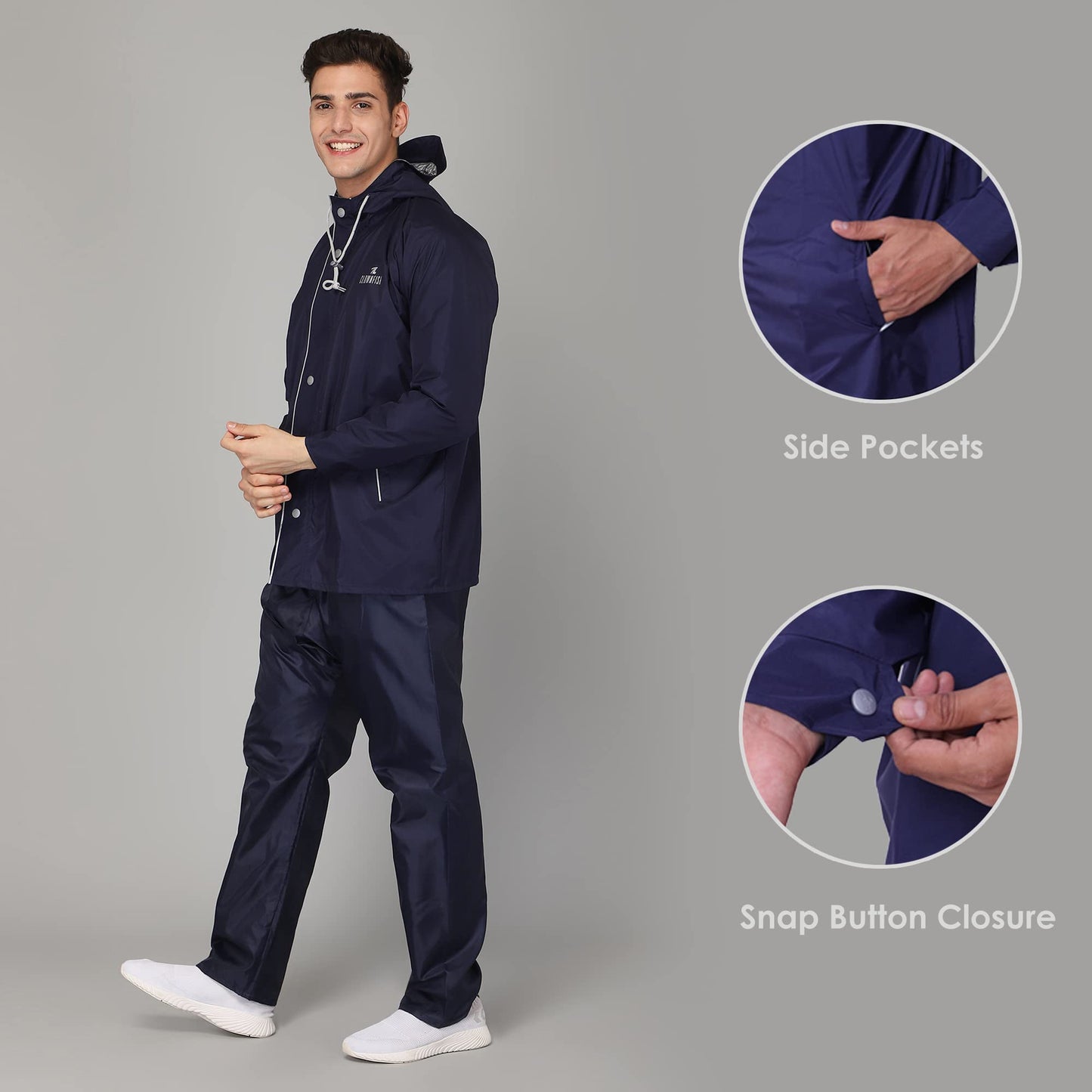 Clownfish Men's Raincoat - Daily Commuting