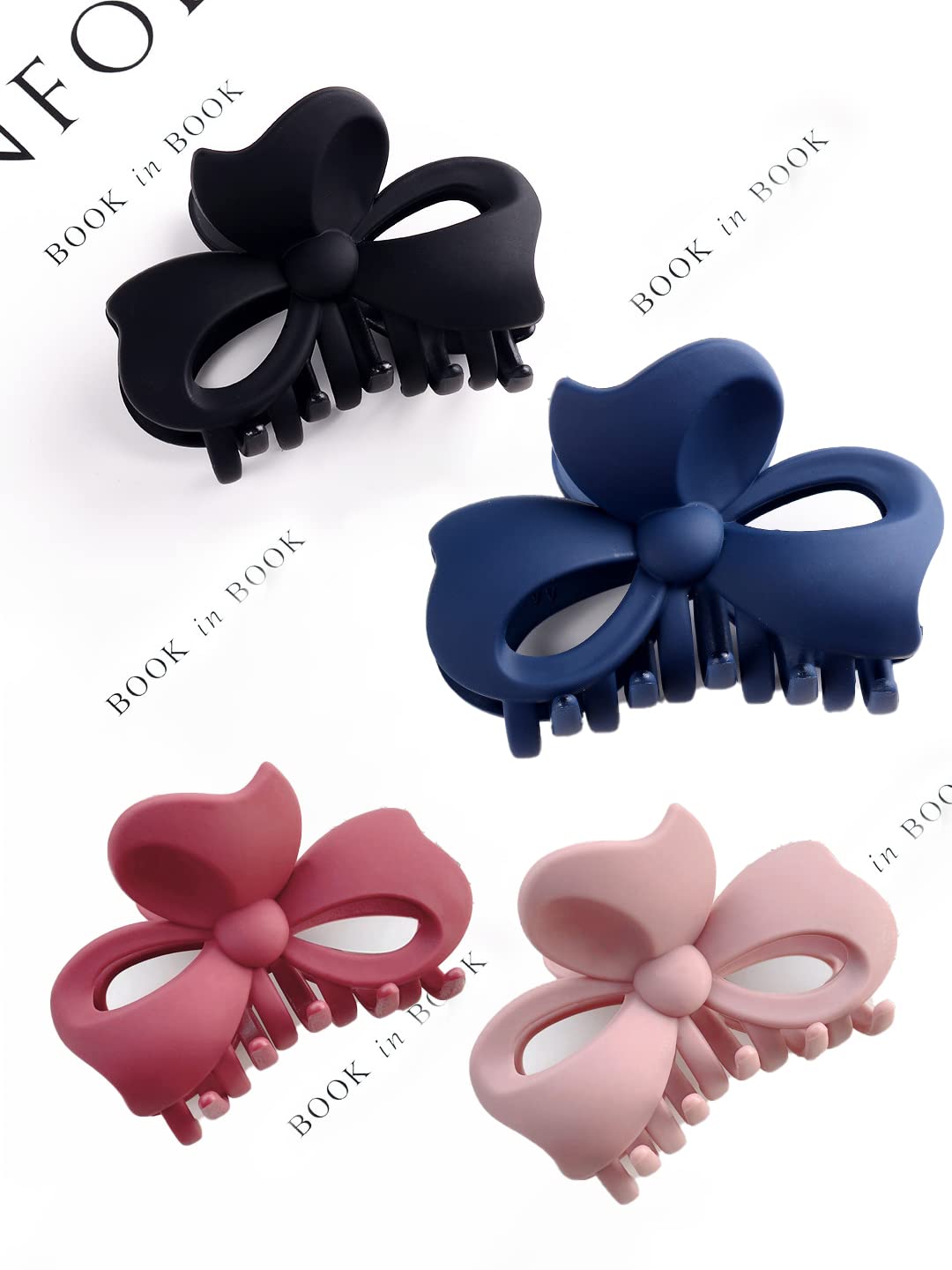 Yellow Chimes hair claw clips - Outdoor casual look