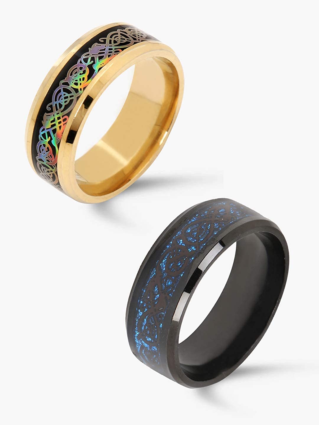 Yellow Chimes men's ring combo - elegant and durable