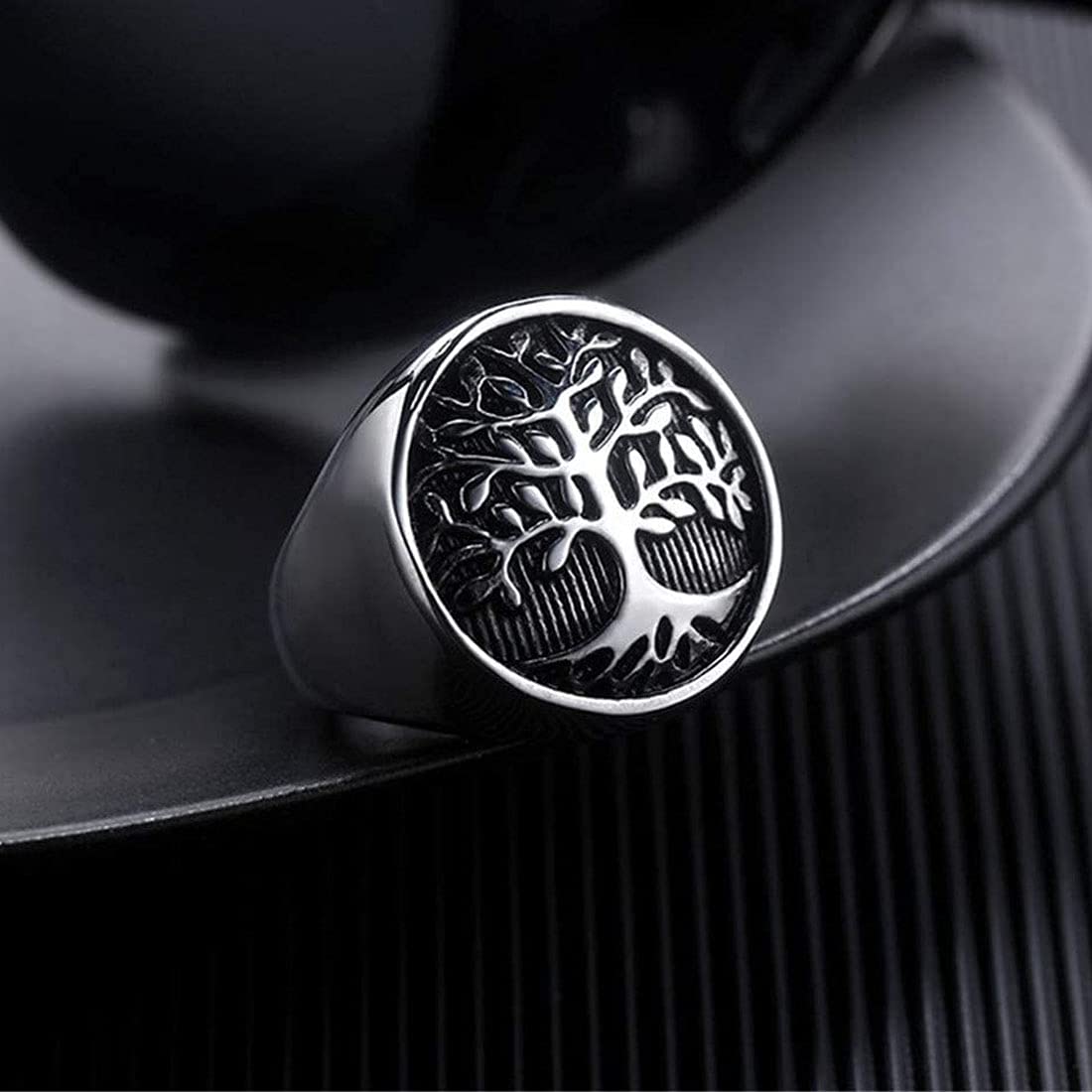 Yellow Chimes Silver Ring - Elegant Anniversary Present