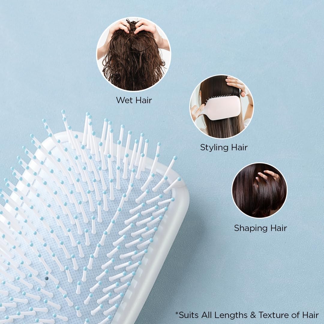 Kuber Detangle Brushes - Adds shine to hair