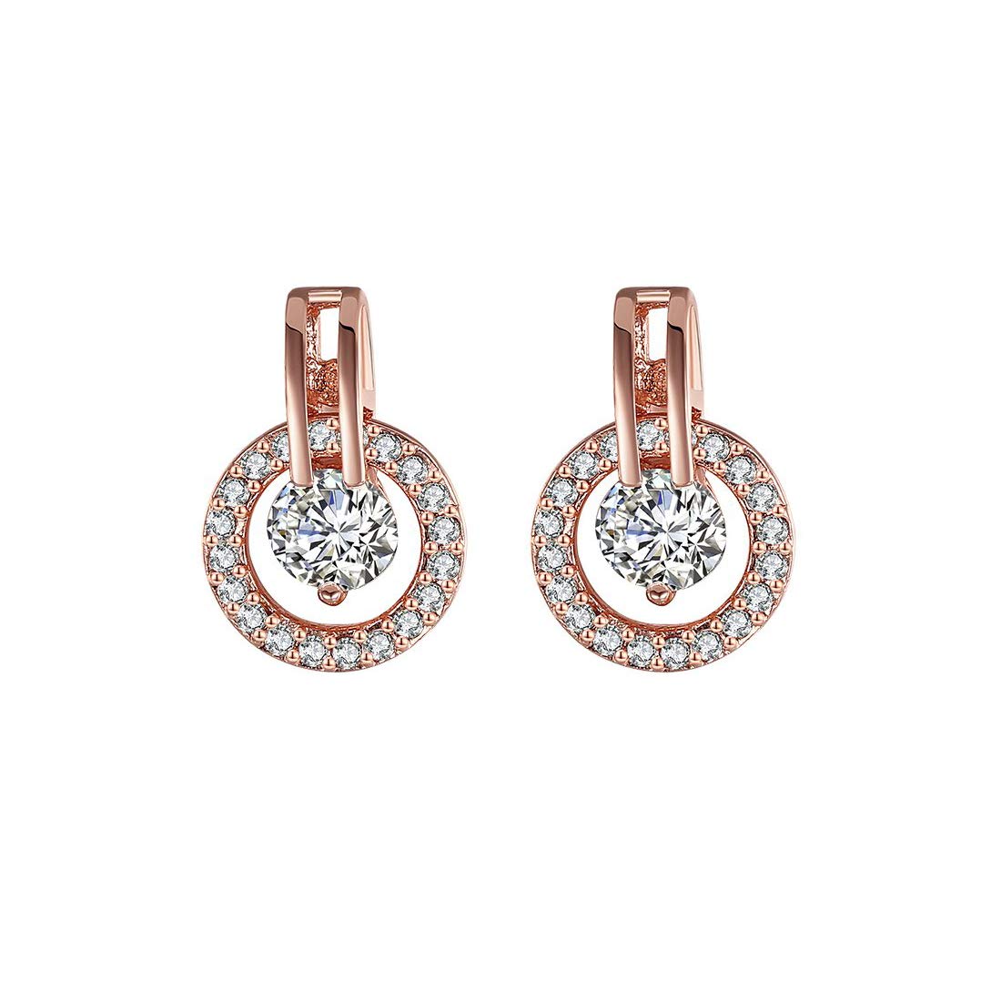 Yellow Chimes Crystal Drop Earrings - Timeless Elegance for Birthdays