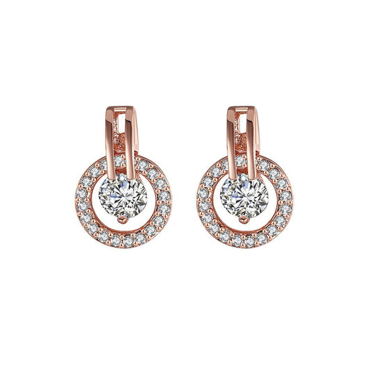 Yellow Chimes Crystal Drop Earrings - Timeless Elegance for Birthdays
