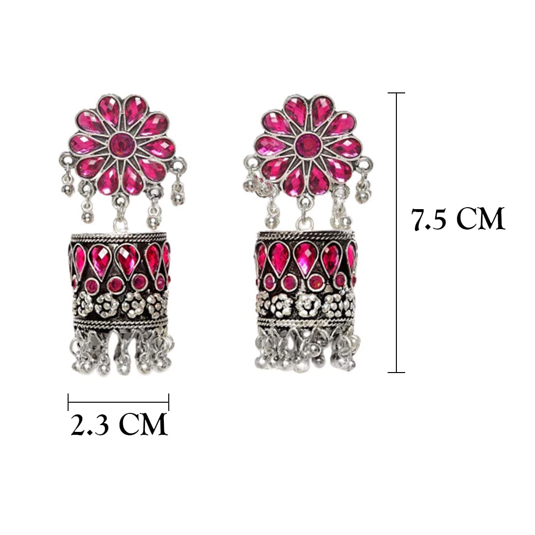 Yellow Chimes elegant jhumka earrings - casual wear