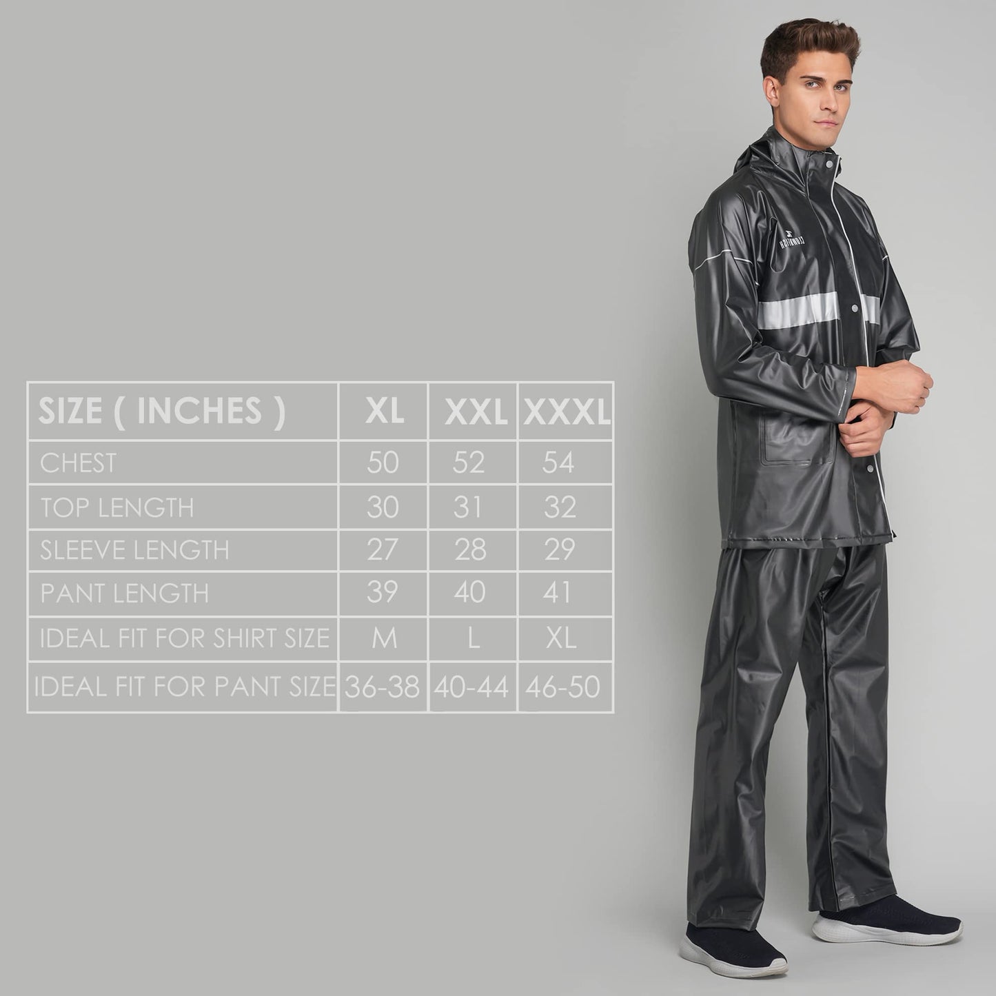 Clownfish Men's Waterproof Raincoat - Travel protection
