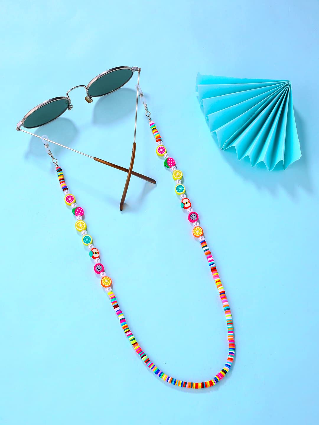 Yellow Chimes sunglasses chain - for outdoor events
