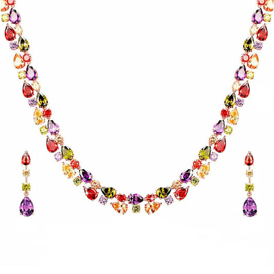 Yellow Chimes Stylish Necklace - perfect for birthdays