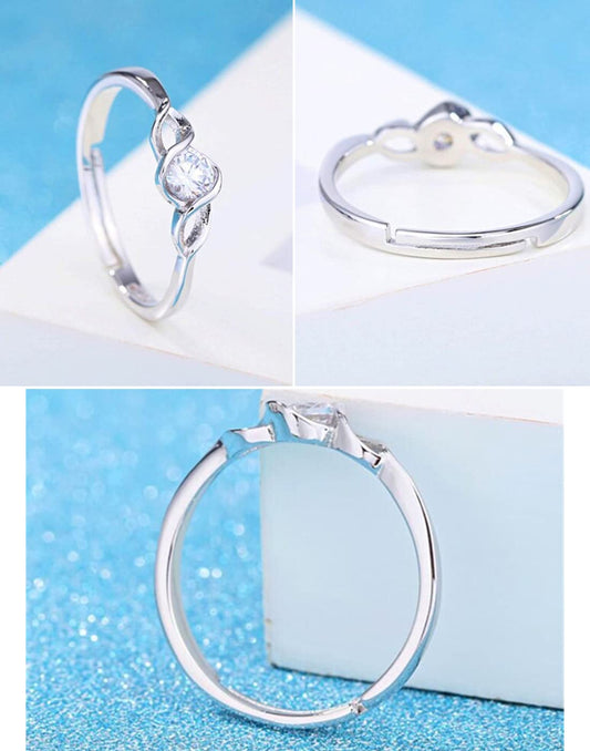 Kairangi Adjustable Silver Ring - Fashion Statement Piece