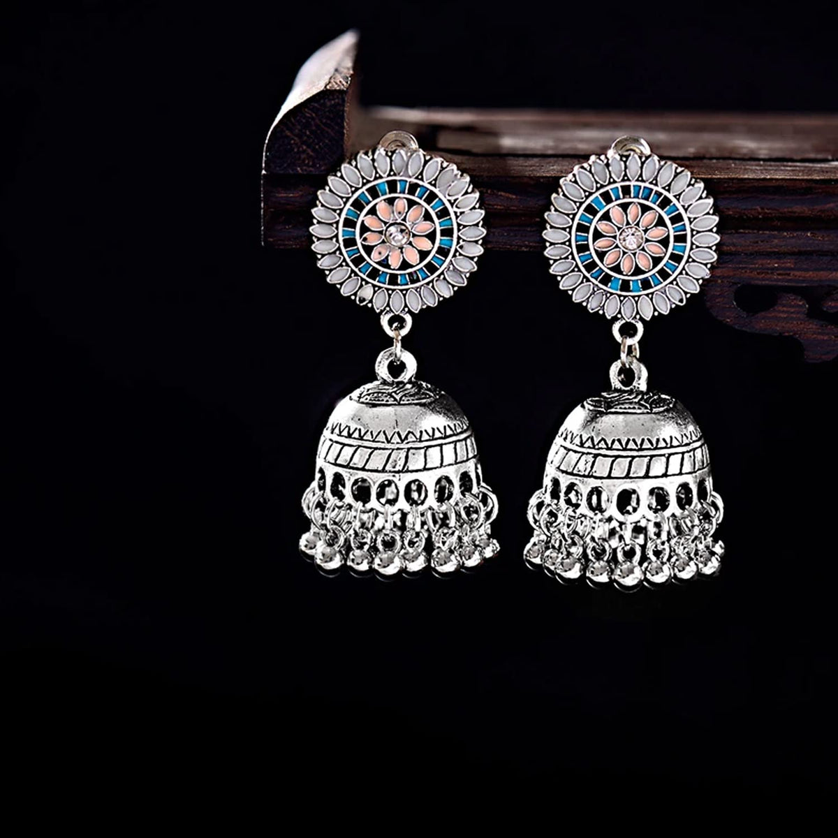Yellow Chimes stylish drop earrings - enhances formal wear