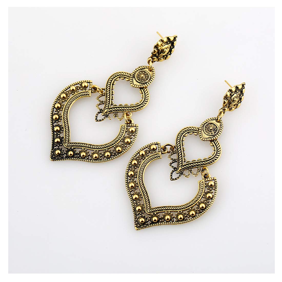 Yellow Chimes oxidized chandelier earrings - fashionable occasion wear
