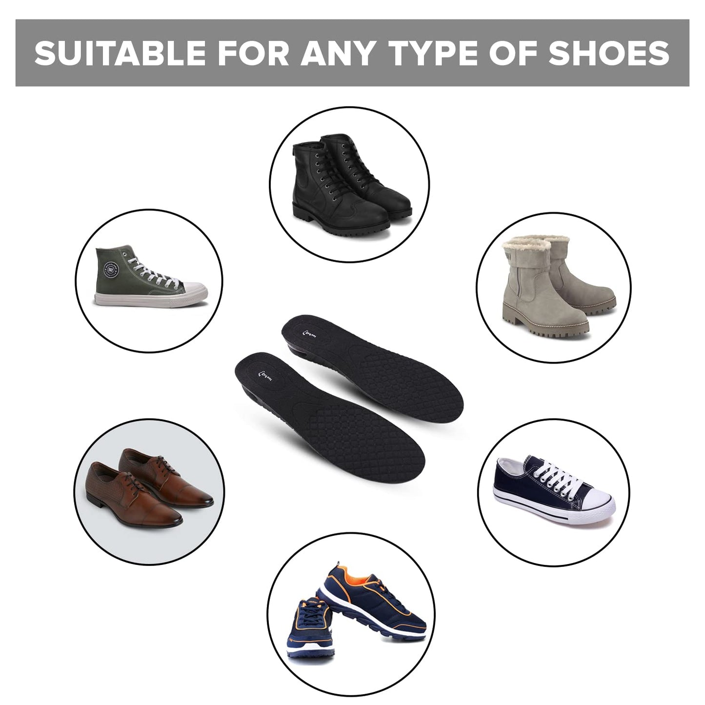 Dr Foot height increase insole - Great for everyday use