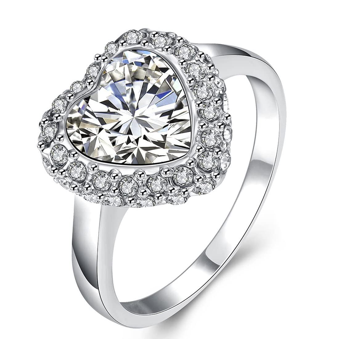 Yellow Chimes Spark Heart Ring - Elegant jewelry for special occasions