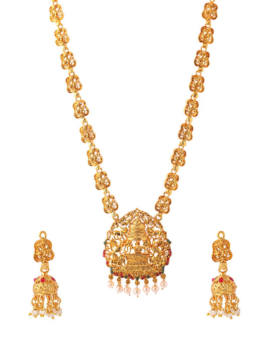 Yellow Chimes ethnic jewellery set - perfect for celebrations