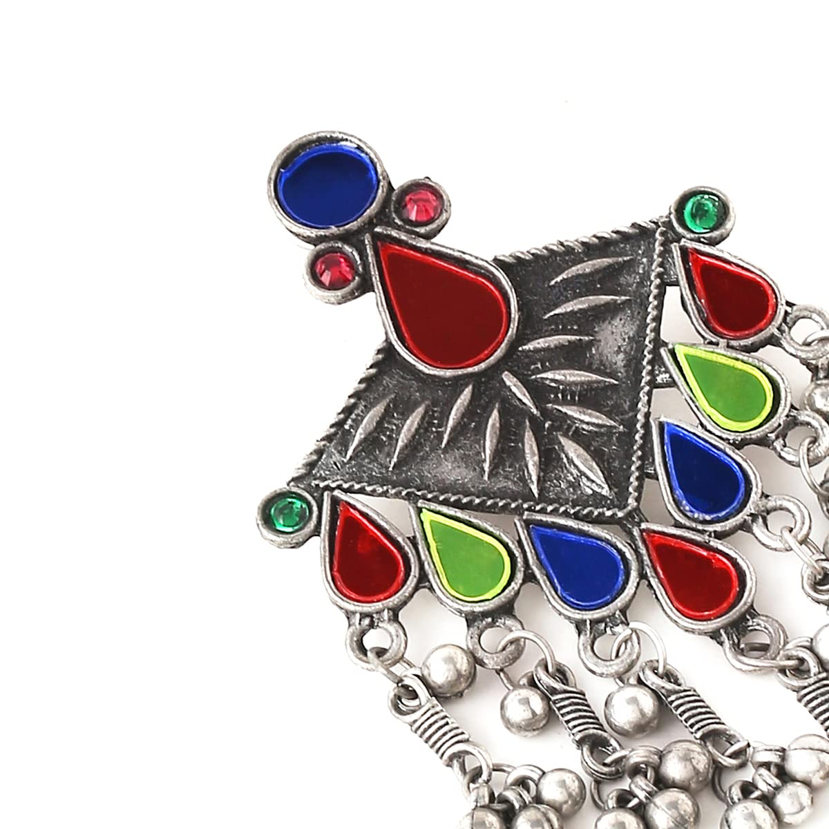 Yellow Chimes Chandbali Earrings - Ethnic Style