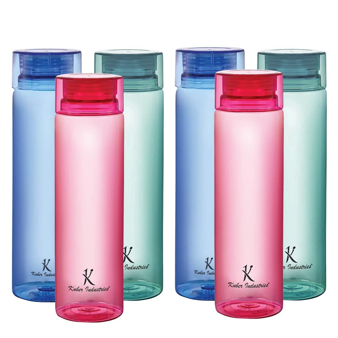 Kuber Plastic Water Bottles - Family Hydration Pack