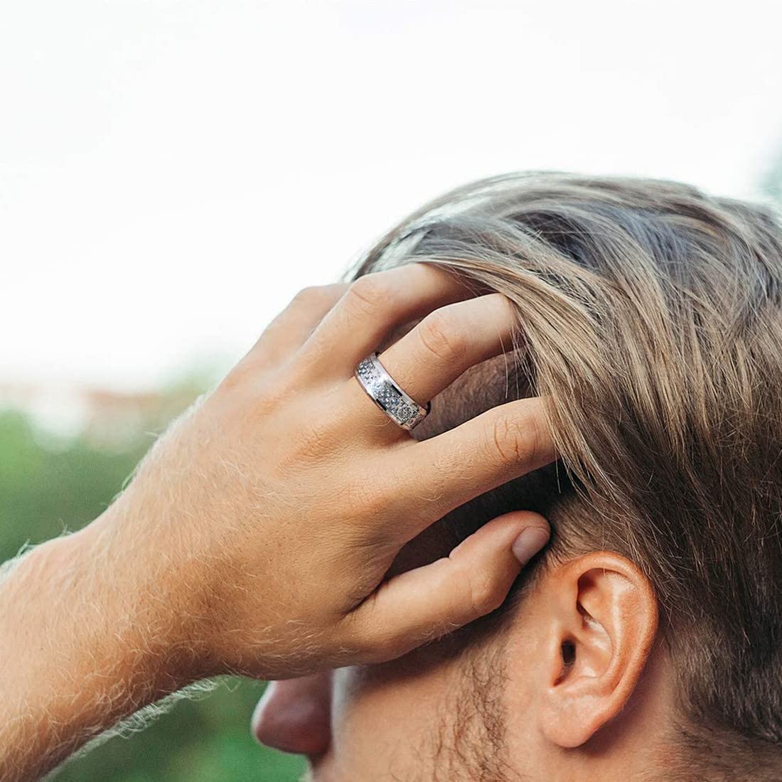 Yellow Chimes men's ring - elegant touch for formal occasions