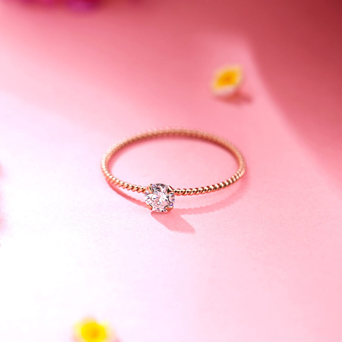 Yellow Chimes Ring - Anniversary Gift for Wife