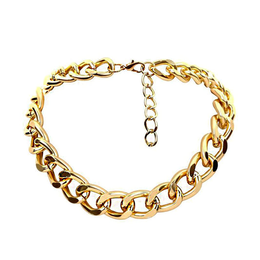 Yellow Chimes shiny choker - ideal for fashion events