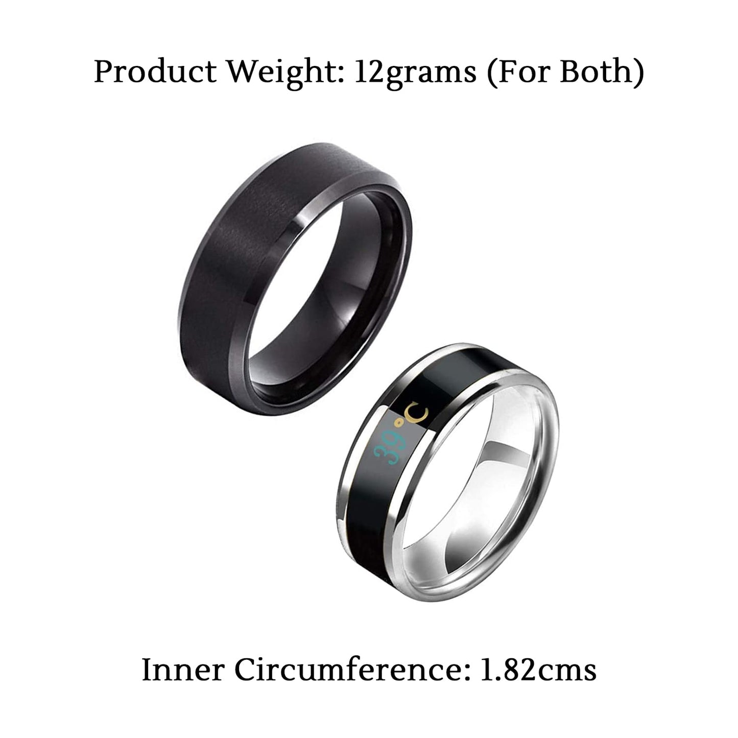 Yellow Chimes black band ring - formal events