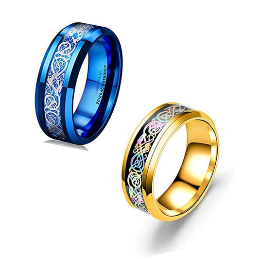 Yellow Chimes Pack of 2 Rings - Elegant Jewelry for Everyday Wear