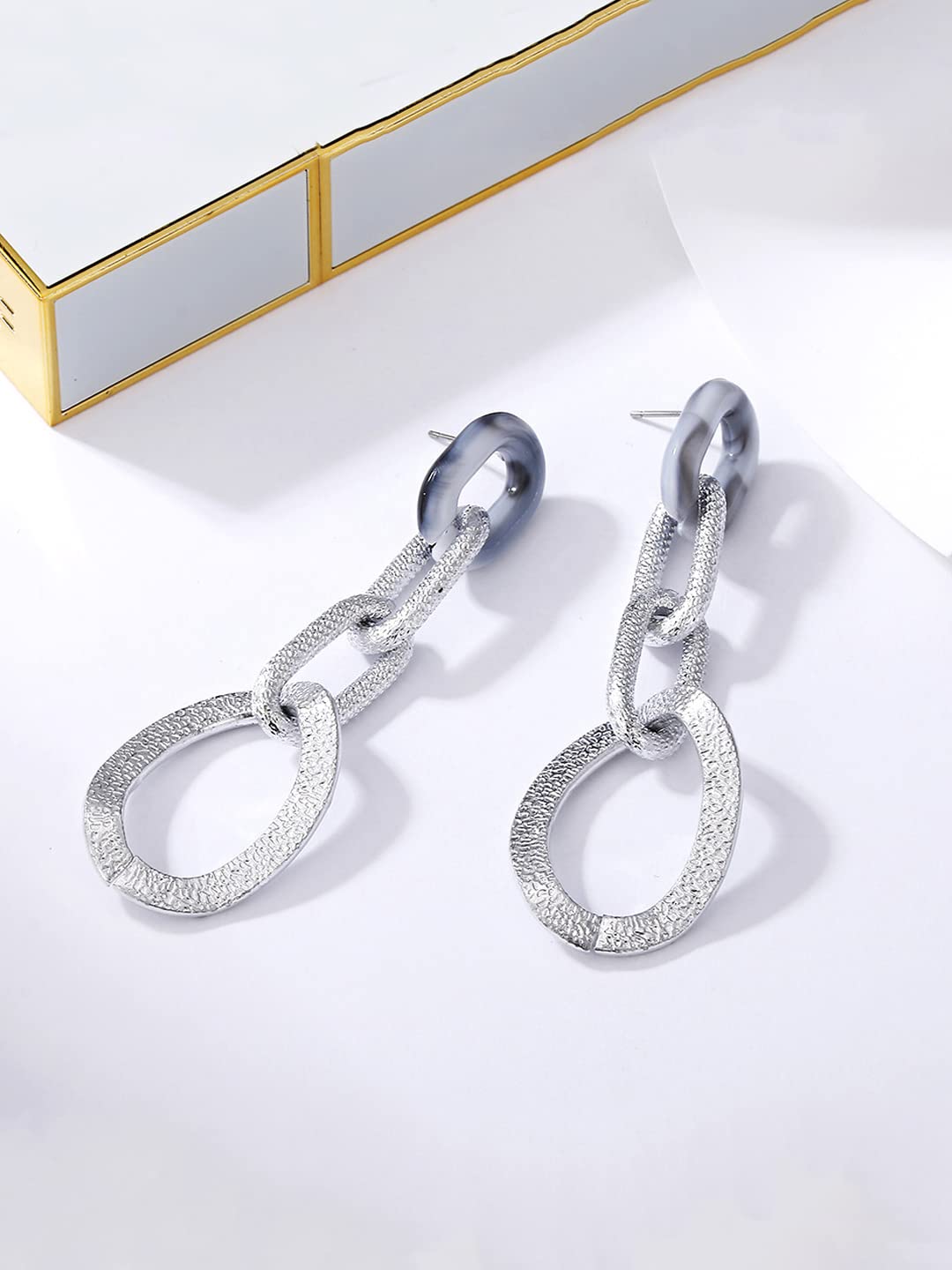 Yellow Chimes drop earrings - birthday gift for girlfriend