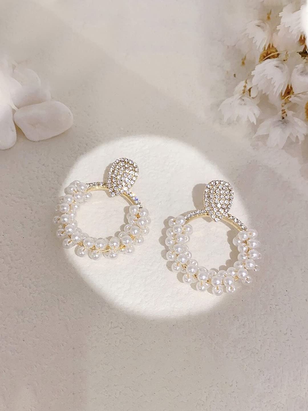 Yellow Chimes crystal earrings - anniversary celebration accessory