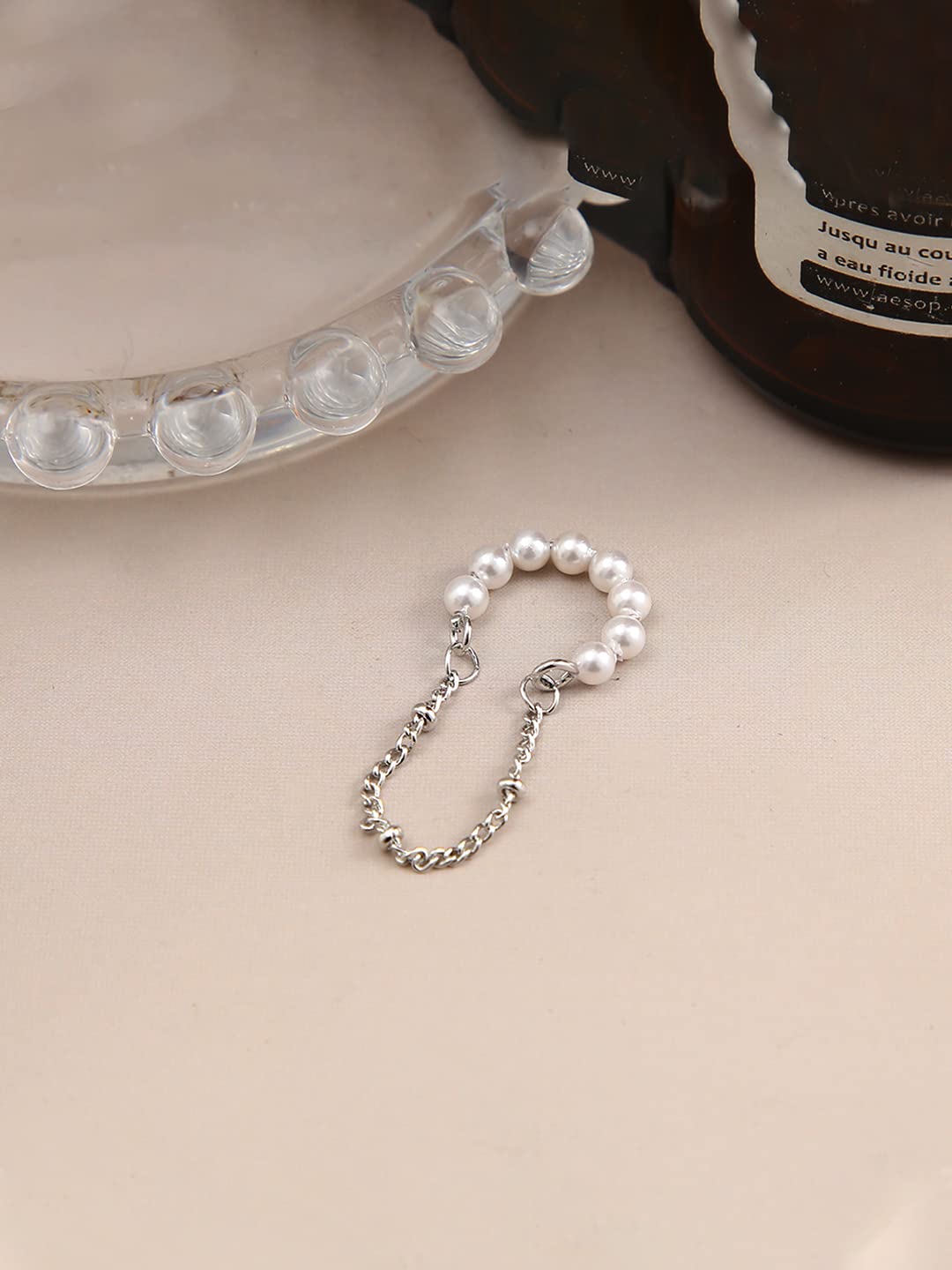 Yellow Chimes pearl ear clips - trendy cartilage earrings