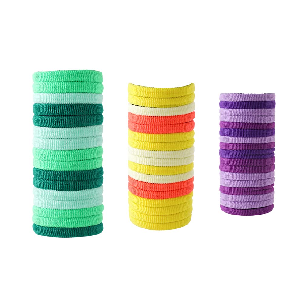 Multicolor rubber bands - Hair styling made easy