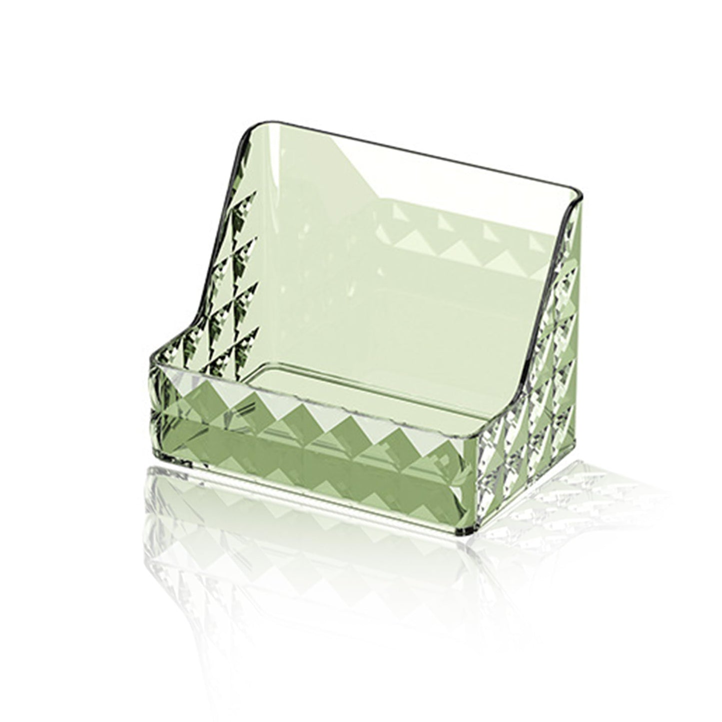 Crystal Finish Wall Hanging Jewellery Box - Multipurpose Storage Solution | Ideal for Makeup & Skincare | Dark Green