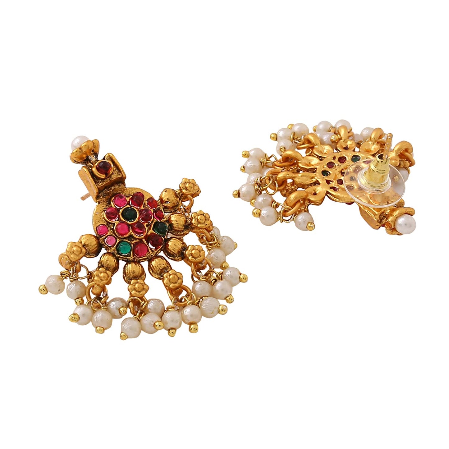 Yellow Chimes Gold Plated Jewelry Set - Birthday Gift for Her