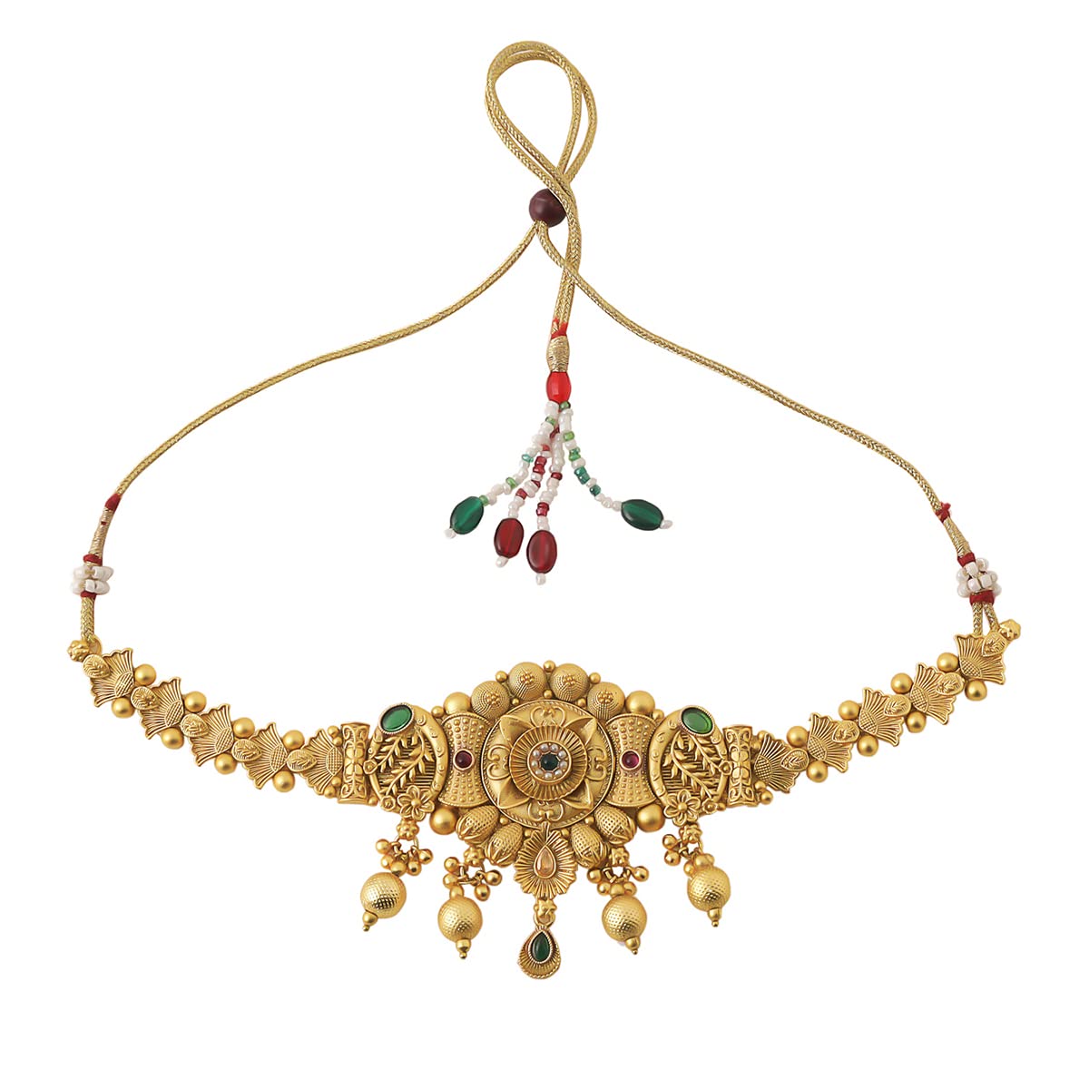 Yellow Chimes Elegant Choker Set - Birthday Celebration