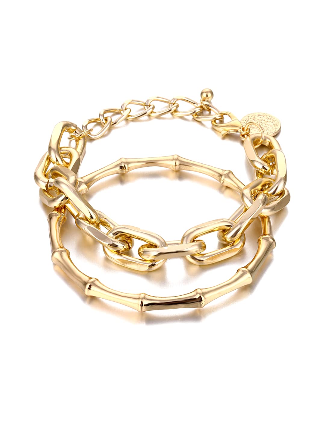 Yellow Chimes Luxury Gold Bracelets - Elegant accessory for women