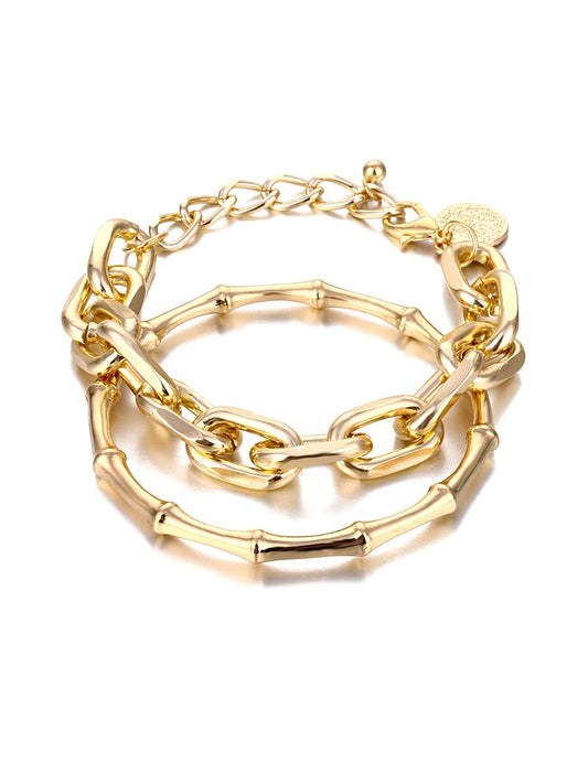 Yellow Chimes Luxury Gold Bracelets - Elegant accessory for women