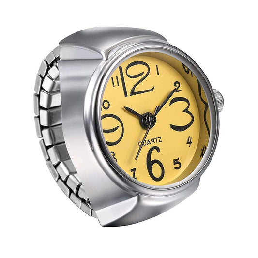 Yellow Chimes adjustable ring watch - ideal for young women