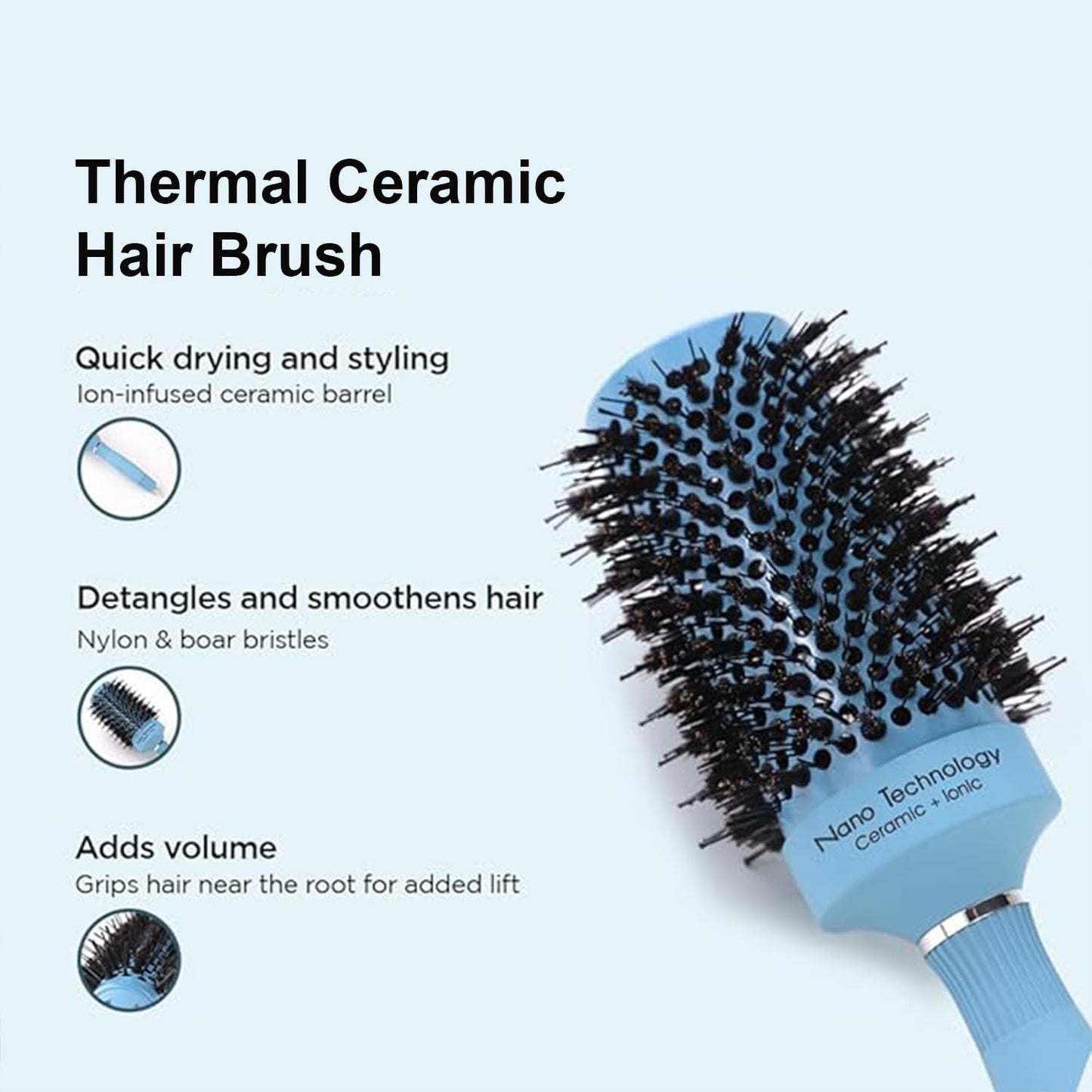 Kuber Industries hair brush - ideal for daily grooming