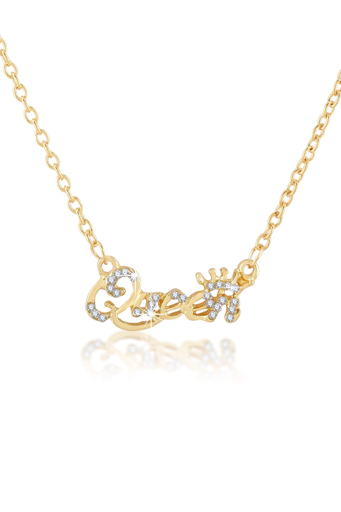 Yellow Chimes women's necklace - charming jewelry piece