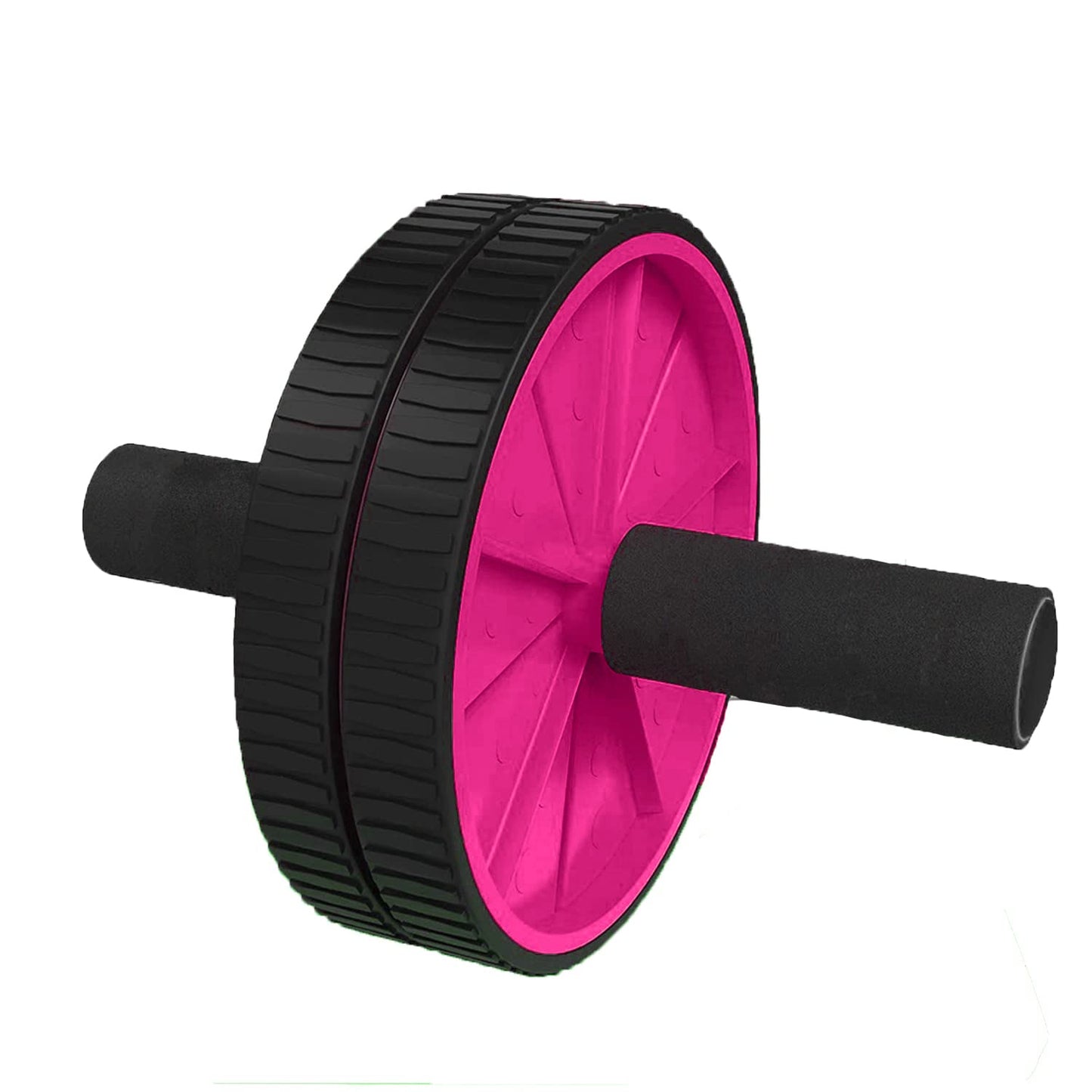 Strauss Double Wheel Ab Roller - Burns Excess Calories