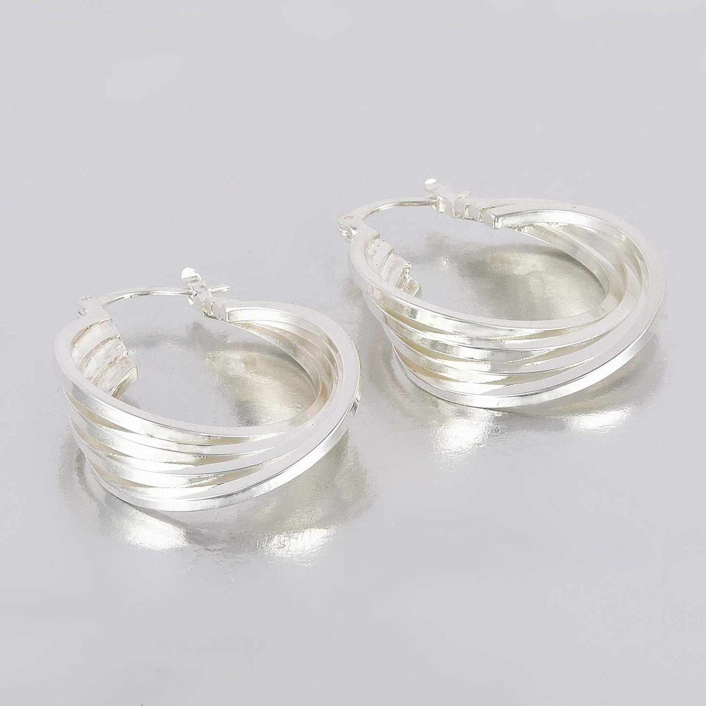 Yellow Chimes silver earrings - eye-catching party accessory