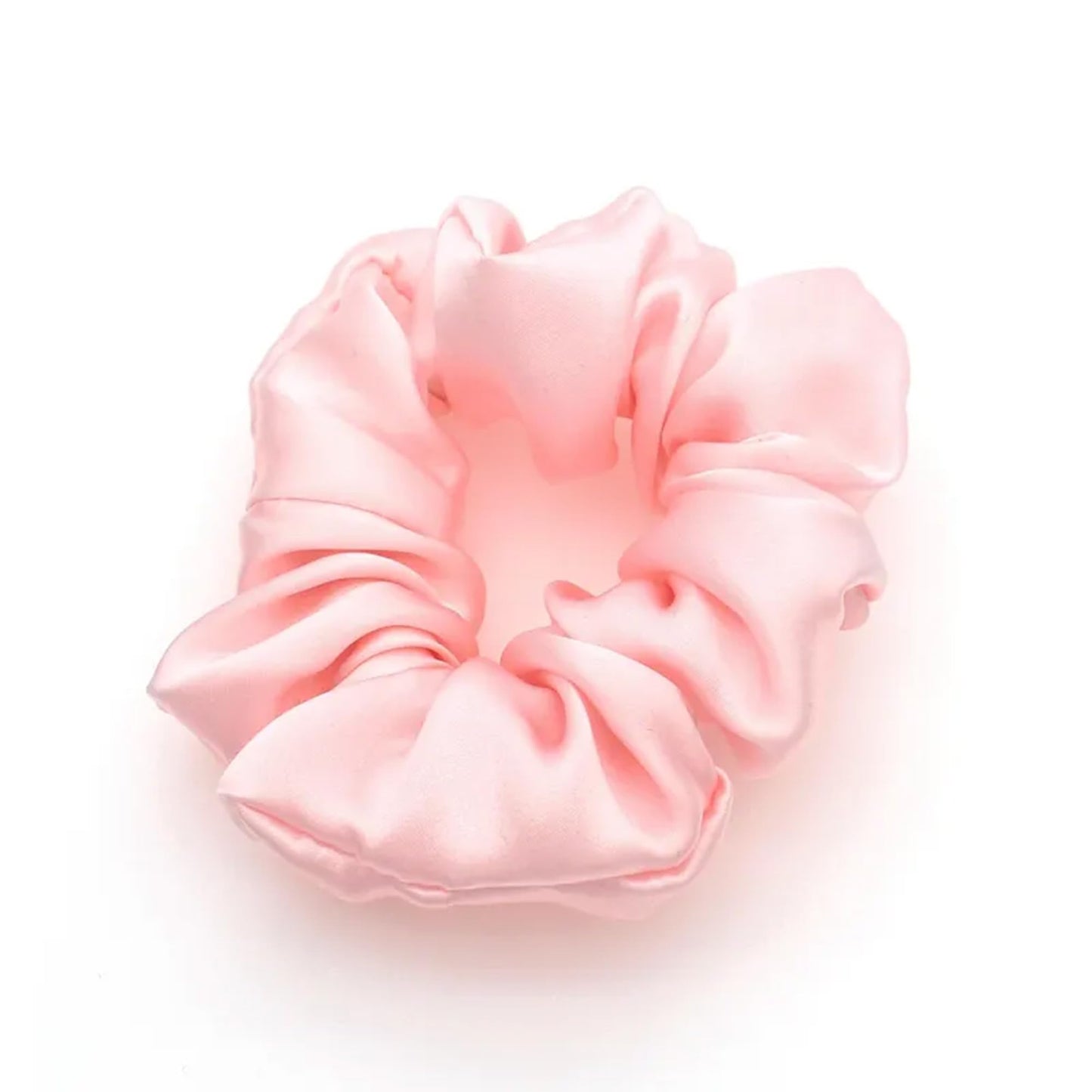 Prolixr Pink Satin Scrunchie - Everyday hair solution