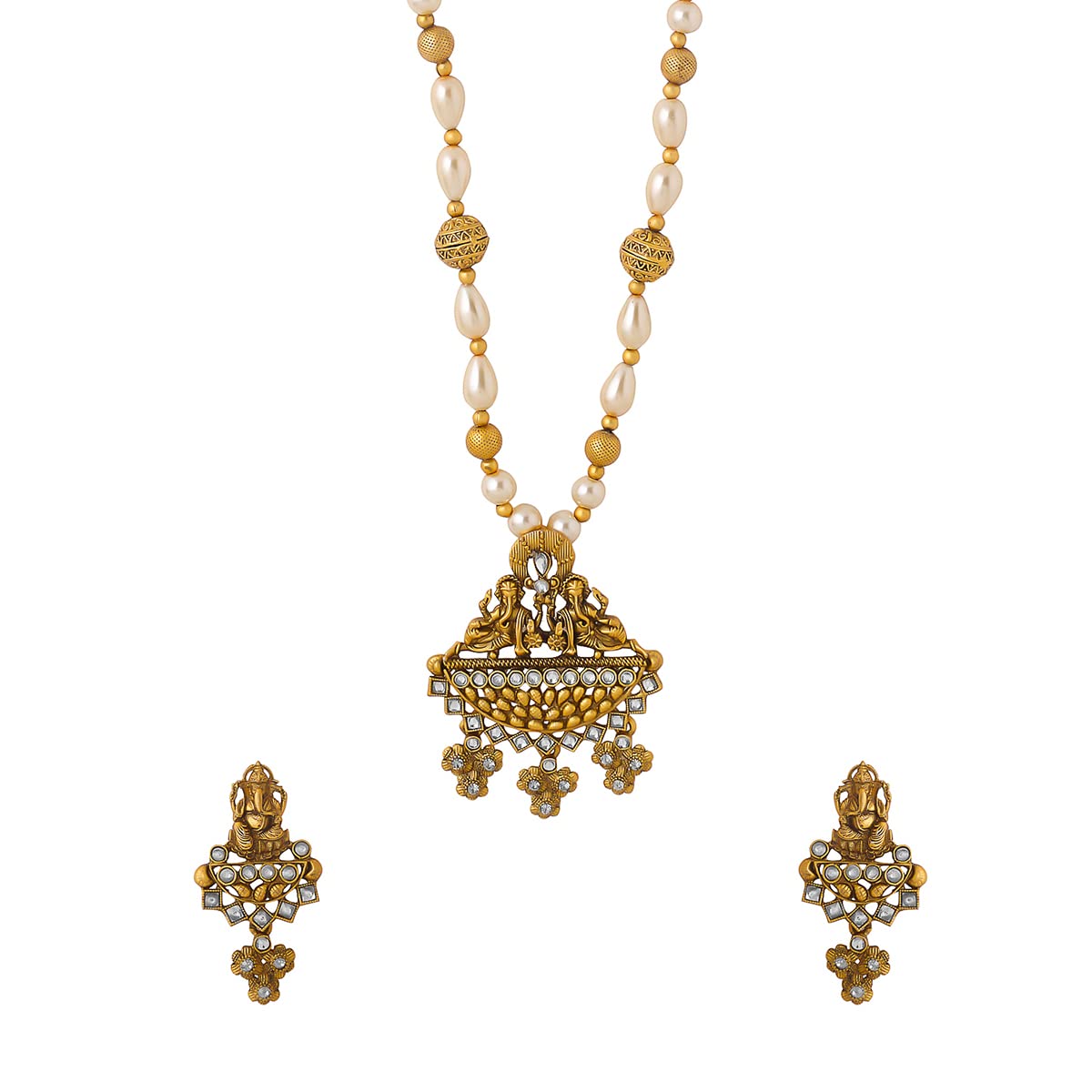 Yellow Chimes jewelry set in box - exquisite gifting option