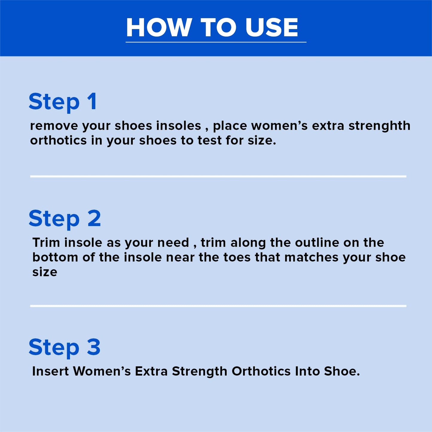 Dr Foot shoe insole - Excellent for hiking