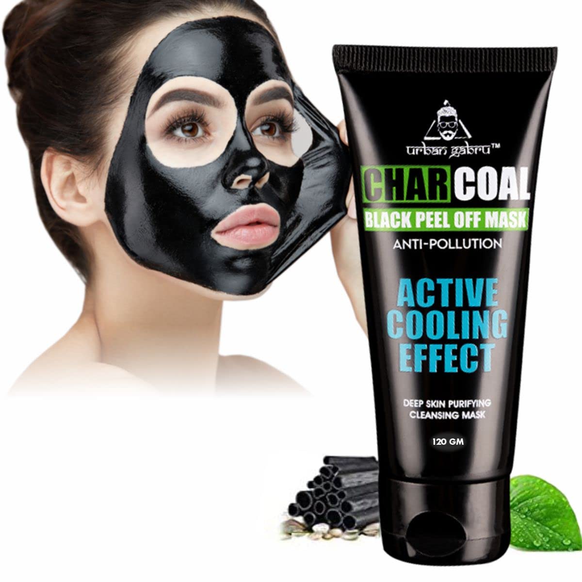Urban Gabru Charcoal Face Mask - unisex skin purification solution