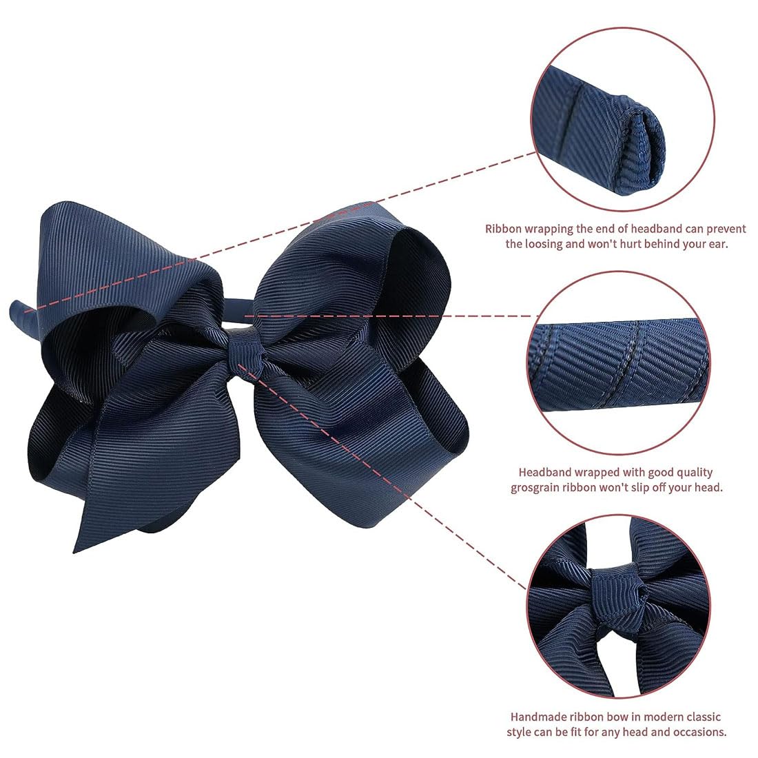 Melbees hair accessory - soft fabric for no-hurt experience