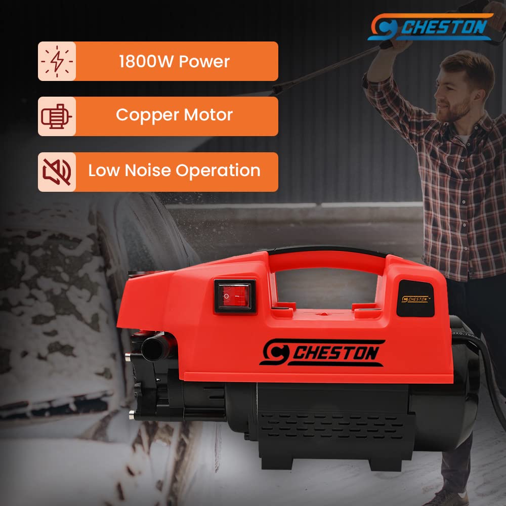 Cheston pressure washer - Compact storage solution