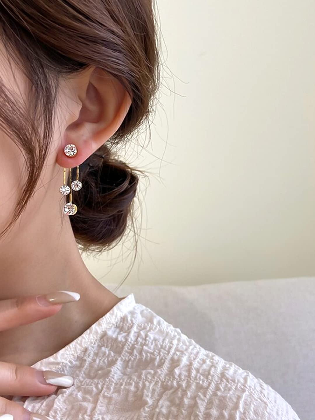 Yellow Chimes tassel earrings - stylish accessory for women