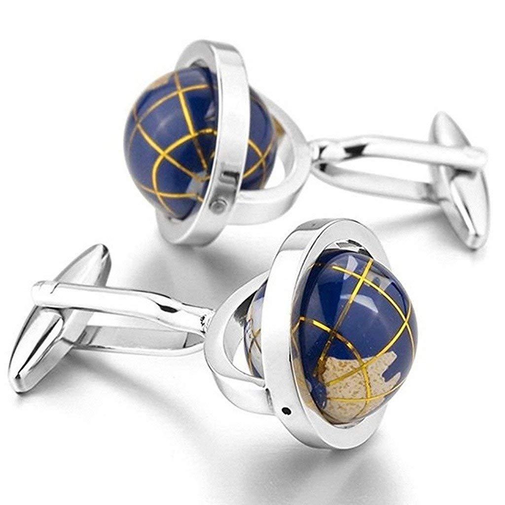Yellow Chimes cufflinks in elegant packaging - great for gifting