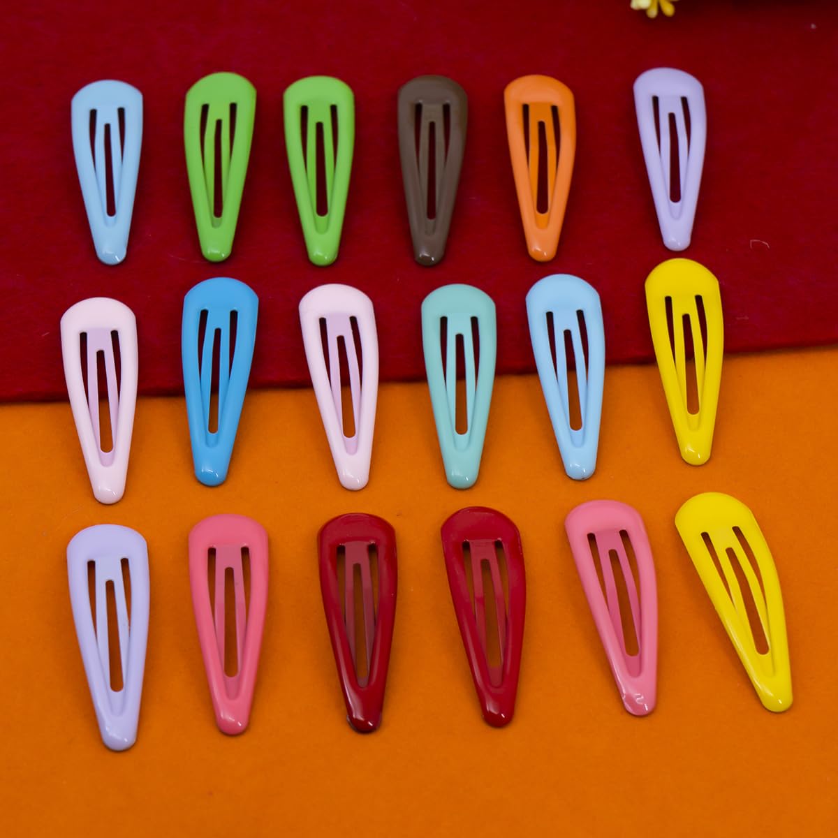 Yellow Chimes Melbees hair clips - colorful styling