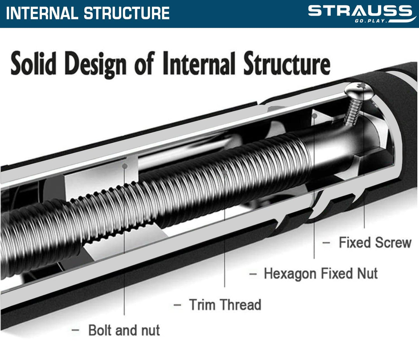 Strauss Chin Up Door Bar - versatile exercise equipment