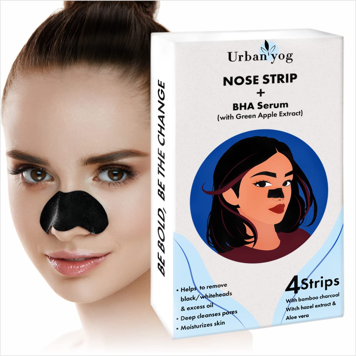 Urban Yog Nose Strips - Unisex solution for spotless skin
