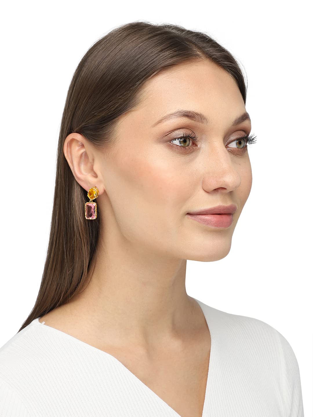 Yellow Chimes glamour earrings - beautiful gift for anniversaries